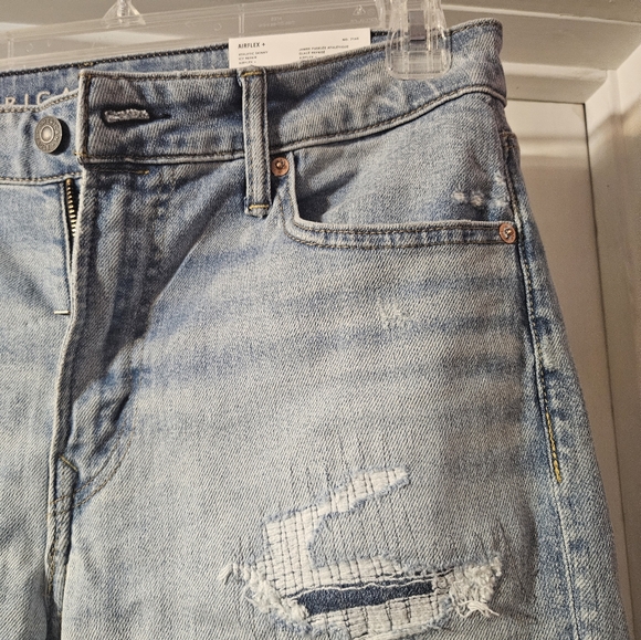 American Eagle Men Distressed Light Blue Jeans Size 33x32 - Picture 4 of 14